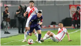 Lionel Messi drops Peru defender twice with mesmerising dribbling in Argentina win