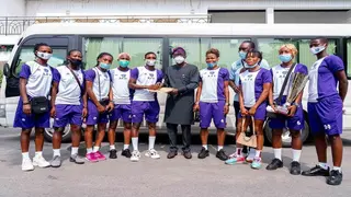 Lagos State Governor Babajide Sanwo Olu Donates Coaster Bus to Female Nigerian Club