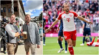 Harry Kane Meets His Lookalike While Celebrating Oktoberfest With Bayern Teammates