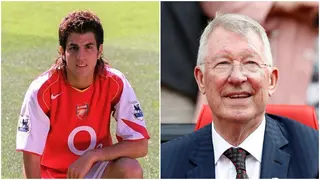 Former Arsenal hero Fabregas opens up on why he ‘accidentally’ threw a slice of pizza at Sir Alex Ferguson