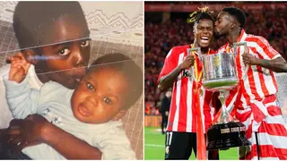 Inaki Williams Recreates Childhood Photo With Brother After Athletic Bilbao's Copa Del Rey Success