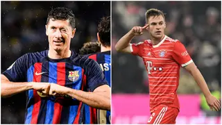 "I know where you're going with this": Lewandowski opens up on Kimmich's potential Barcelona move