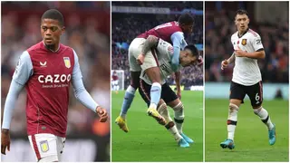 Leon Bailey: Aston Villa star releases statement after painful clash with Lisandro Martinez