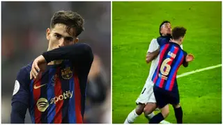 Barcelona and Real Madrid fans in war of words over Gavi's physicality in El Clasico