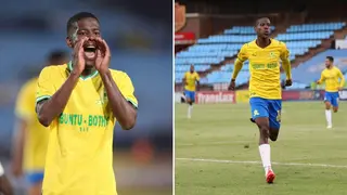 Football fans outraged as Mamelodi Sundowns' Neo Maema is shown straight red card
