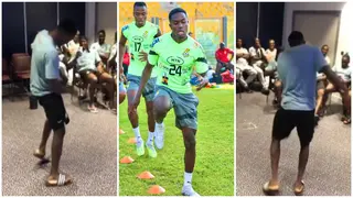 Video: Ghana New Boy Ernest Numah Displays Incredible Dance During Black Stars Induction