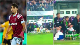 West Ham Bench Goes Crazy After Lucas Paqueta Brings ‘Joga Bonito’ During Their Europa Conference League Match