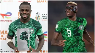 AFCON 2023: Moses Simon Defends Striker Victor Osimhen Over Lack of Goals