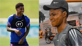 Nigerian Footballer Is Man United Star Marcus Rashford's Lookalike And These Photos Prove It