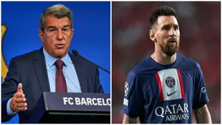 Barcelona president Joan Laporta set to meet Lionel Messi in Paris amid talk of Camp Nou return