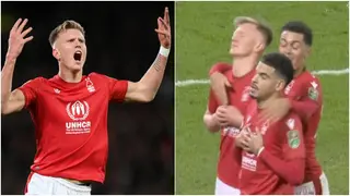 Surridge: Nottingham Star Embarrassed After Copying Ronaldo Celebration Before Goal vs Man Utd Is Ruled Out