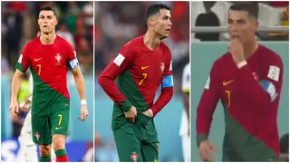 Cristiano Ronaldo: Watch Portugal star eat something retrieved from his manhood area during Ghana clash
