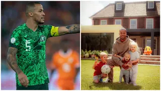 William Troost Ekong’s ‘Oyinbo’ Kids Photos Stir Different Reactions From Nigerians on Social Media