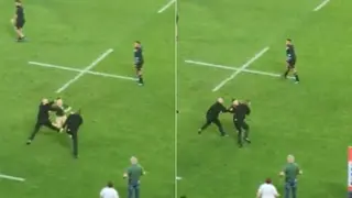 Video Surfaces on TikTok of Springbok Fan Being Smashed by Security After Streaking on Mbombela Stadium Pitch