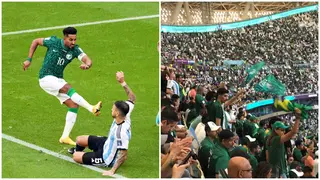 FIFA World Cup: Scenes as Saudi Arabia fans turned stadium upside down after winning goal against Argentina