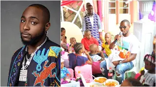 Incredible Nigerian music star donates over N500k to 21 children at the Ighalo Orphanage Home