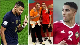 Achraf Hakimi: Kylian Mbappe celebrates PSG teammate after Panenka penalty vs Spain