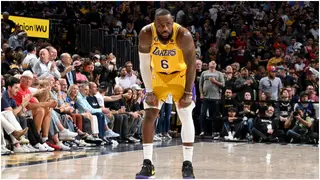 LeBron James reacts to Lakers' painful Game 2 loss to Nuggets in West finals