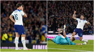 Harry Maguire sparks reactions after scoring comical own goal during Scotland vs England