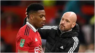 Erik Ten Hag Appears to Blame Anthony Martial for His Team’s Negative Goal Difference