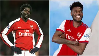 "He gave and destroyed everything": Partey on Adebayor's legacy at Arsenal