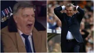 Man Utd vs Luton: Sam Allardyce caught yawning at boring game at Old Trafford