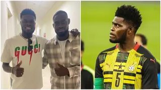 Black Stars Talisman Thomas Partey Spotted in Cape Coast Ahead of Ghana’s 2023 AFCON Qualifiers