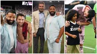 DJ Khaled sends adorable message to David Beckham after meeting legendary Lionel Messi