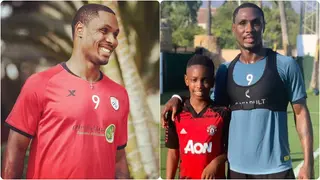 Odion Ighalo's 10-year-old son scores stunning bicycle kick while training with his dad