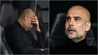 Pep Guardiola: Interesting clip of Man City boss panicking prior to Real Madrid clash leaves fans talking