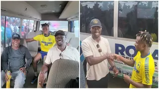 Super Eagles Star, Samuel Chukwueze Gifts Nigerian Based Academy Coaster Bus Worth ₦30million