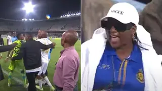 Shauwn "MaMkhize" Mkhize Tries to Intervene as Royal AM and Marumo Gallants Players Fight