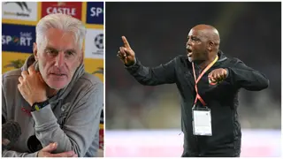 Hugo Broos: Bafana Bafana Coach Explains Why Pitso Mosimane Can’t Coach in Europe