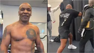 Mike Tyson shows off frightening athleticism aged 57 in latest training session