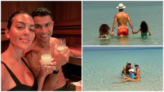 Cristiano Ronaldo shares adorable pictures on holiday with Georgina Rodriguez and kids