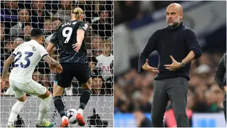 Tottenham vs Man City: Pep Guardiola Appears to Hold His Crotch Area After Haaland’s Goal, Video