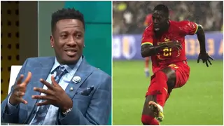 Frustrated Asamoah Gyan Reacts to Ghana's 1-0 Victory Over Nicaragua