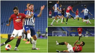 Bruno Fernandes scores brace as Man United demolish Brighton 3-0