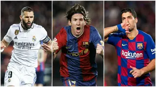 The last five players to score hat-trick in El Clasico