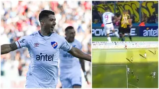 Former Barcelona star scores incredible long-range strike for Nacional in Uruguayan Clasico
