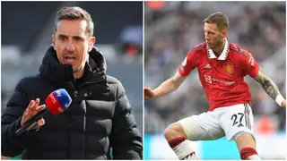 Gary Neville defends Weghorst after poor outing for Man United against Newcastle