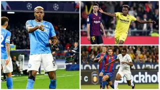 Victor Osimhen, Ahmed Musa Among Top 6 Nigerians Who Scored Against Barcelona