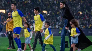 In the Footsteps of Greatness: Ronaldo's Kids Play Where He Made History with 64th Hat Trick
