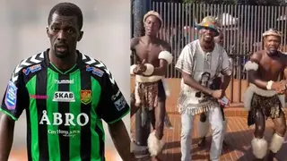 Stunning video of former Ghana midfielder learning the Zulu dance in South Africa drops