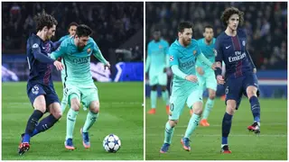 Embarrassing video of Lionel Messi being nutmegged by Adrien Rabiot in UCL emerges