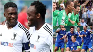 Michael Essien Joins UEFA Champions League Winners For Legends Game Ahead of Final in Istanbul