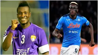 Asamoah Gyan Sends Cryptic Message to Victor Osimhen Amid Al Hilal Links