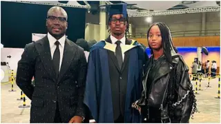 Former Ghana Captain Stephen Appiah's Eldest Son Graduates from the University of Birmingham