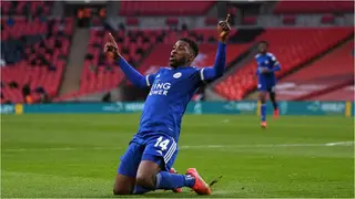 Iheanacho reacts to Leicester's 4-0 win over Nottingham as fans troll the Nigerian