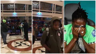 Oparanozie Looks Dejected As Falcons Treated to Heroic Welcome at Team’s Hotel After WWC Exit, Video